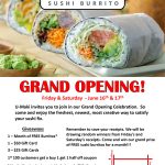 U Maki Sushi Burrito Grand Opening